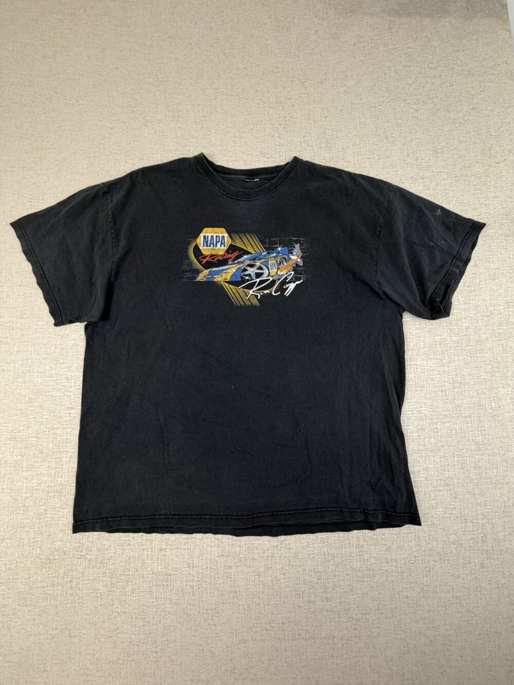 NAPA Racing Ron Capps 2013 NHRA T-Shirt Men’s XL Black Race Schedule